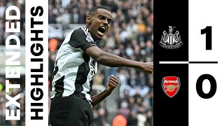 Newcastle United 1 Arsenal 0  EXTENDED Premier League Highlights [upl. by Bellda]