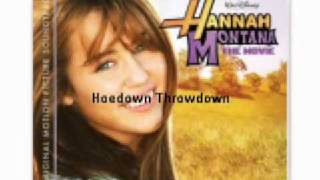 06 Hoedown Throwdown  Miley Cyrus  HM The Movie Soundtrack  Full Album Download [upl. by Ttebroc]