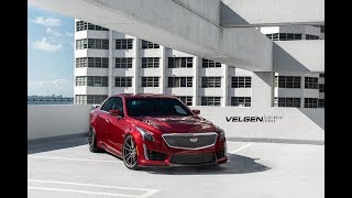 Cadillac CTSV  Velgen Wheels VF5  Light Weight Series [upl. by Derreg564]