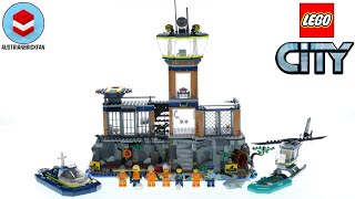 LEGO City 60419 Police Prison Island – LEGO Speed Build Review [upl. by Treble795]