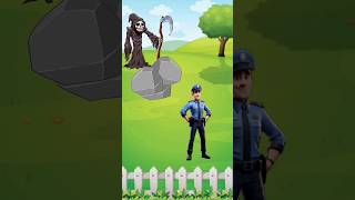 police uncle ko kon bachega 😭 cartoon short film kid funny comedy [upl. by Gemma345]