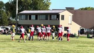 NW Middle School Football 2nd half vs HT9724 [upl. by Akitahs]