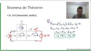 Circ Elétricos 45  Teorema de Thévenin Exemplo 2 [upl. by Packston]