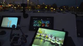 SiOnyx Aurora CMOS Colour Night Vision Cameras  Boating with the Aurora Pro [upl. by Eradis910]