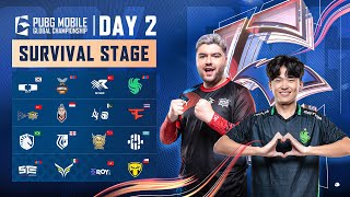 EN 2024 PMGC League  Survival Stage Day 2  PUBG MOBILE Global Championship [upl. by Dareen]