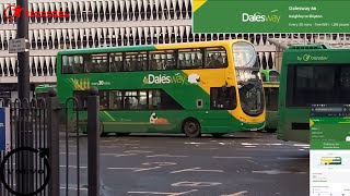 Transdev Keighley Bus Company Dalesway 66 Skipton to Keighley Volvo Wright Gemini 2 B9TL [upl. by Naelcm837]