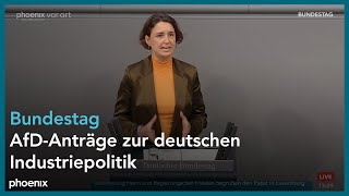 188 Sitzung des Deutschen Bundestags AfDAnträge zur deutschen Industriepolitik [upl. by Modeerf]