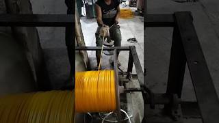 6mm wire single core packing copper cable machine [upl. by Ettennod]