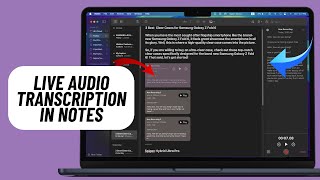 How to Use Live Audio Transcription in Notes in macOS 15 Sequoia  Hindi [upl. by Acinorev664]