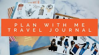 Plan with Me  Travel Journal [upl. by Ahsyekat659]