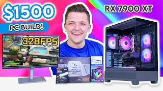 Best 1500 Gaming PC Build 2024 😄 Full Build Guide amp Benchmarks  ft RX 7900 XT [upl. by Tyne792]