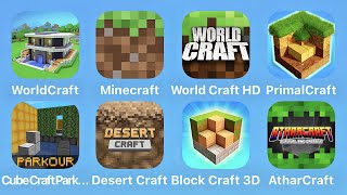 WorldCraft Minecraft World Craft HD PrimalCraft Cube Craft Parkour Desert Craft Block Craft 3D [upl. by Moriyama]