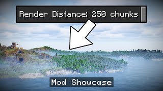 These Mods Increase amp Optimize your Render Distance in Minecraft [upl. by Aicenad674]