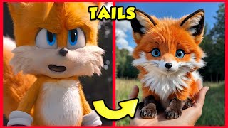 SONIC 3 en la VIDA REAL😱 ¡ADIVINA LA VOZ 😀Sonic🔵Tails🧡Shadow🖤Amy Rose🎀 [upl. by Eirb210]