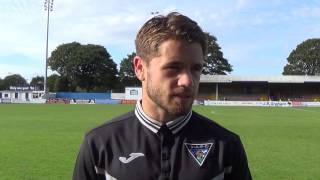 Stranraer 1 v DAFC 2 SPFL1 Andy Stirling Interview [upl. by Weitzman]