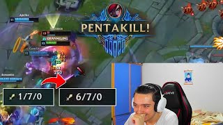 👍17 KATARINA PENTAKILL👍 [upl. by Ymled]