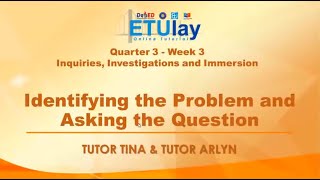 Identifying the Problem and Asking the Question  Inquiries Investigations and Immersion [upl. by Dace488]