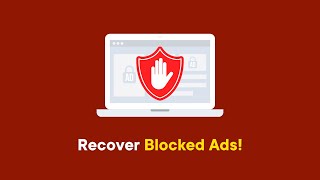 AntiAdblock Recover Blocked Ads and Revenue [upl. by Odlo]