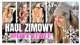 HAUL ZIMOWY  SUPER NOWOŚCI  KURTKI PUCHOWE SWETRY CZAPKI I SZALIKI  dobre składy [upl. by Tymothy]