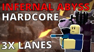 INFERNAL ABYSS HARDCORE TRIUMPH WITH PAINTBALLER  Roblox TDS [upl. by Kale]