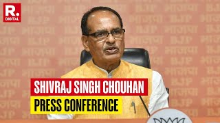 Shivraj Singh Chouhan Talks Government Policies in Maharashtra Press Meet  BJP [upl. by Atis]