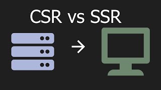 SSR Server Side Rendering vs CSR Client Side Rendering  How it works [upl. by Enom]