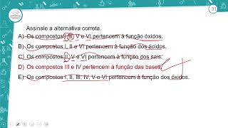 352  REVISÃƒO E CORREÃ‡ÃƒO  COMPOSTOS INORGÃ‚NICOS BASES  QUÃMICA  1Âº ANO EM  AULA 3522024 [upl. by Sherar]