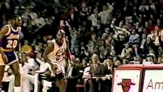 NBA Greatest Duos Michael Jordan 33159 amp Scottie Pippen 29119 vs Lakers 1990 [upl. by Ahsok]