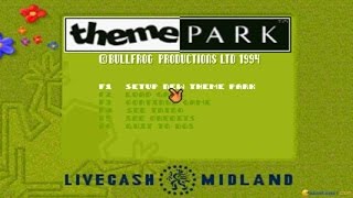 Theme Park gameplay PC Game 1994 [upl. by Patterman717]