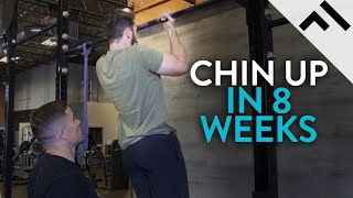 How to Get Your First Chin Up  8Week Progression [upl. by Eelyab]