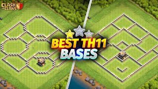 NEW TH11 Base Link  BEST Town Hall 11 TrophyWarHybridFarming Base  Clash Of Clans [upl. by Letsirc]