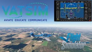 Vatsim IFR Full Tutorial With G1000 MSFS [upl. by Branden]