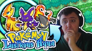 NEW amp AMAZING GAME Pokémon Lustrous Aqua  Pokemon Fan Game  GAMEPLAY and Download [upl. by Linzer]