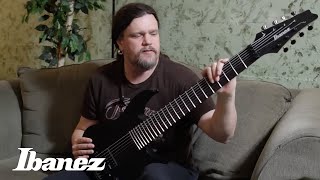 Marten Hagstrom on the Meshuggah M80M Ibanez 8string signature model [upl. by Aneez]