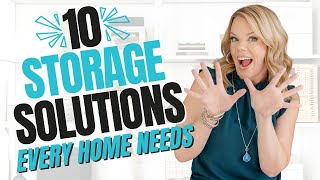 Create MORE STORAGE on a Budget  10 Small Space Organizing Ideas [upl. by Adian501]