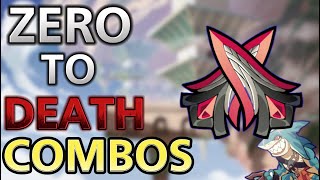 All Katars 0death Combos in Brawlhalla [upl. by Nakah]