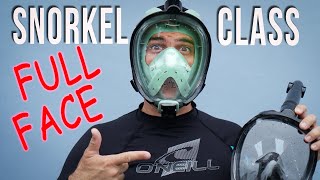 Learn to use Full Face Snorkel Mask safely [upl. by Bennion]