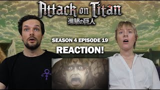 Attack on Titan  4x19 Two Brothers  REACTION [upl. by Ribaj]