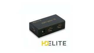 HDElite® HDMI Splitter 1 auf 2 fach  Generation III Unboxing [upl. by Nylareg]