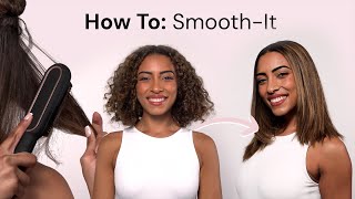 How To Use SmoothIt 2in1 Digital Straightening Comb from L’ange [upl. by Thorndike]