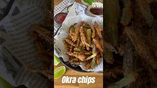 okra chips shorts [upl. by Aihsoem]