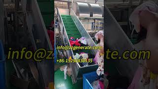 zzgenerate hot sale PVC or PU Green Belt Conveyor for Material Conveying [upl. by Eeroc]