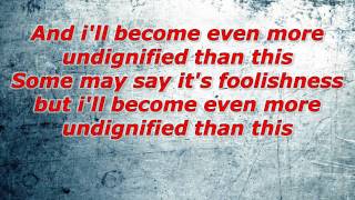 David Crowder  Undignified [upl. by Sidras276]