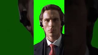 American Psycho Patrick Bateman Walking Meme Green Screen americanpsycho memes greenscreen [upl. by Christal]