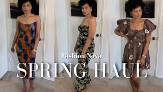 Fashion Nova Spring Tryon Haul 🛍️ Barbara Janelle [upl. by Anawd826]