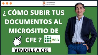 COMO SUBIR LICITACION AL MICROSITIO DE CFE [upl. by Bryana911]