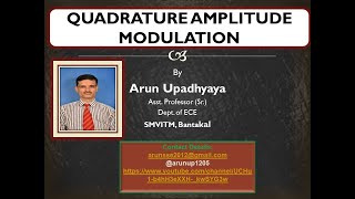 QUADRATURE AMPLITUDE MODULATION QAM QUADRATUREAMPLITUDEMODULATION [upl. by Luhey]