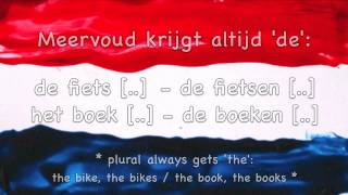 Nouns 13 de and het  learn Dutch lesson  Zelfstandige naamwoorden Nederlands leren online [upl. by Postman722]