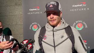 Tommy Eichenberg talks about being named defensive MVP of the Rose Bowl [upl. by Lough]