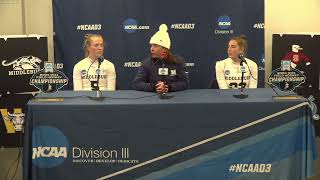 Middlebury Field Hockey Postgame Press Conference  NCAA Semifinals vs Salisbury [upl. by Kcolttam]